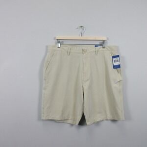 Hurley Mens 38 4 Way Stretch Heathered Walk Shorts Quick Dry Hybrid Peyote Tan